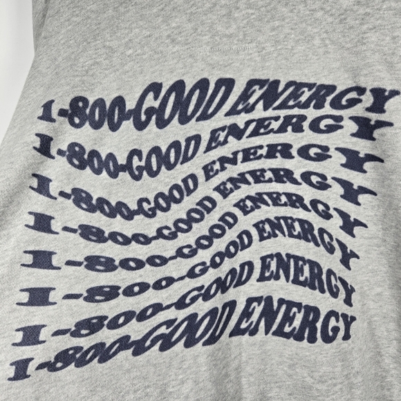 Aerie Wonder Good Energy Gray V-Neck Oversized Comfy Sweatshirt Size Medium - Picture 14 of 16